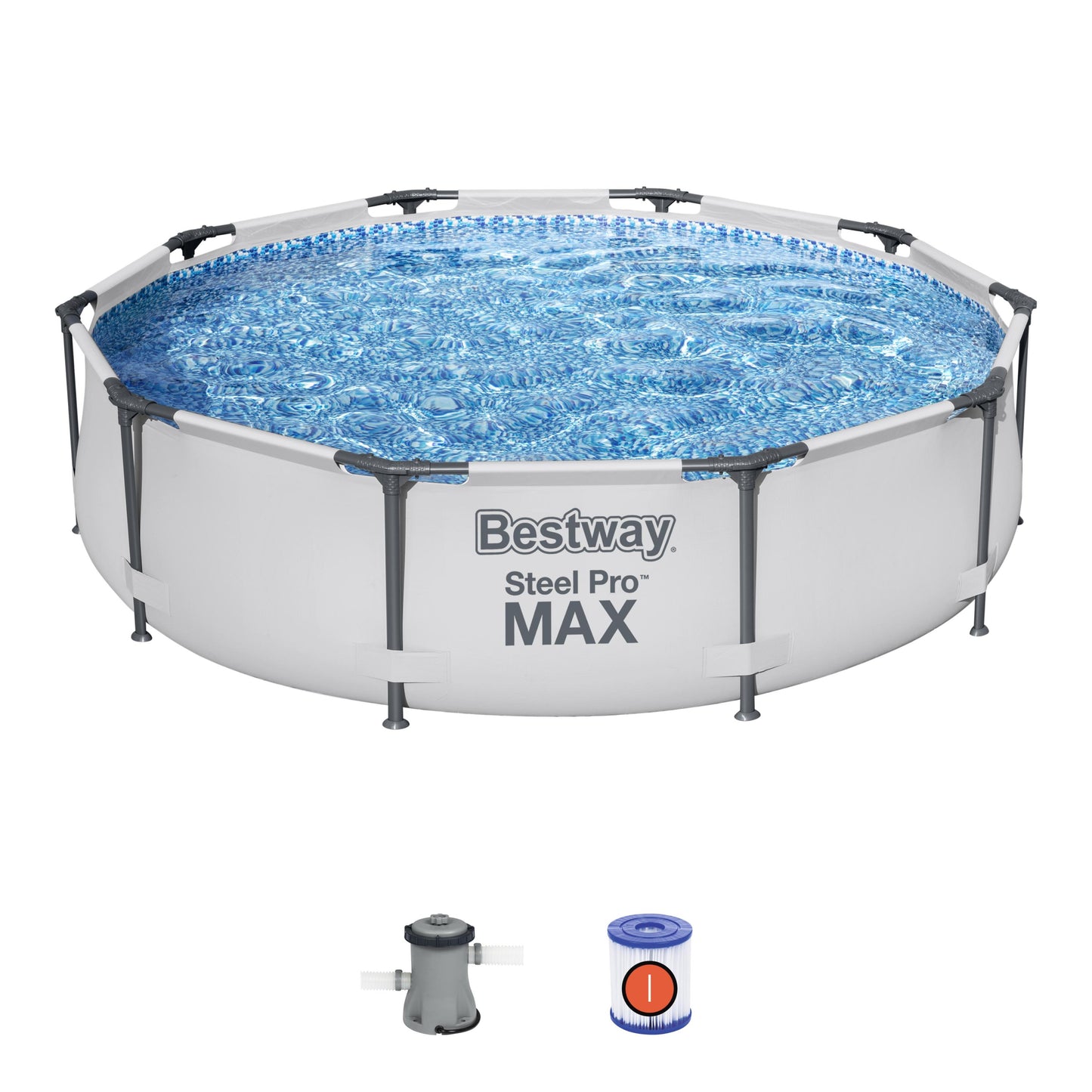 Alberca Estructural Con Bomba Y Filtro Bestway 3.05m X 76CM