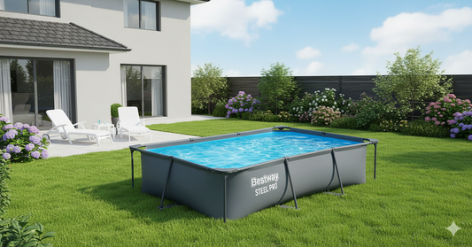 Alberca Estructural Recatangular 2,59 m x 1,70 m x 61 cm Bestway