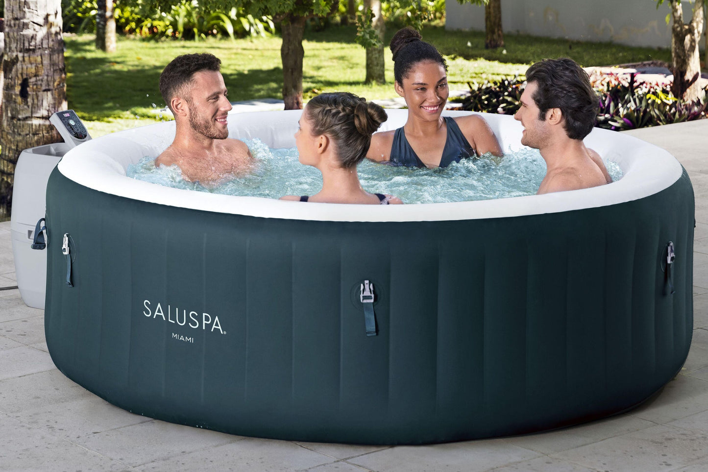 Jacuzzi Inflable Spa Miami 1,96 m x 66 cm Bestway Para 6 Personas