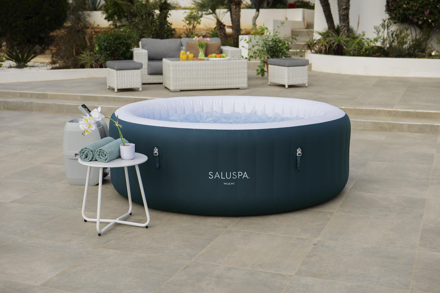 Jacuzzi Inflable Spa Miami 1,96 m x 66 cm Bestway Para 6 Personas