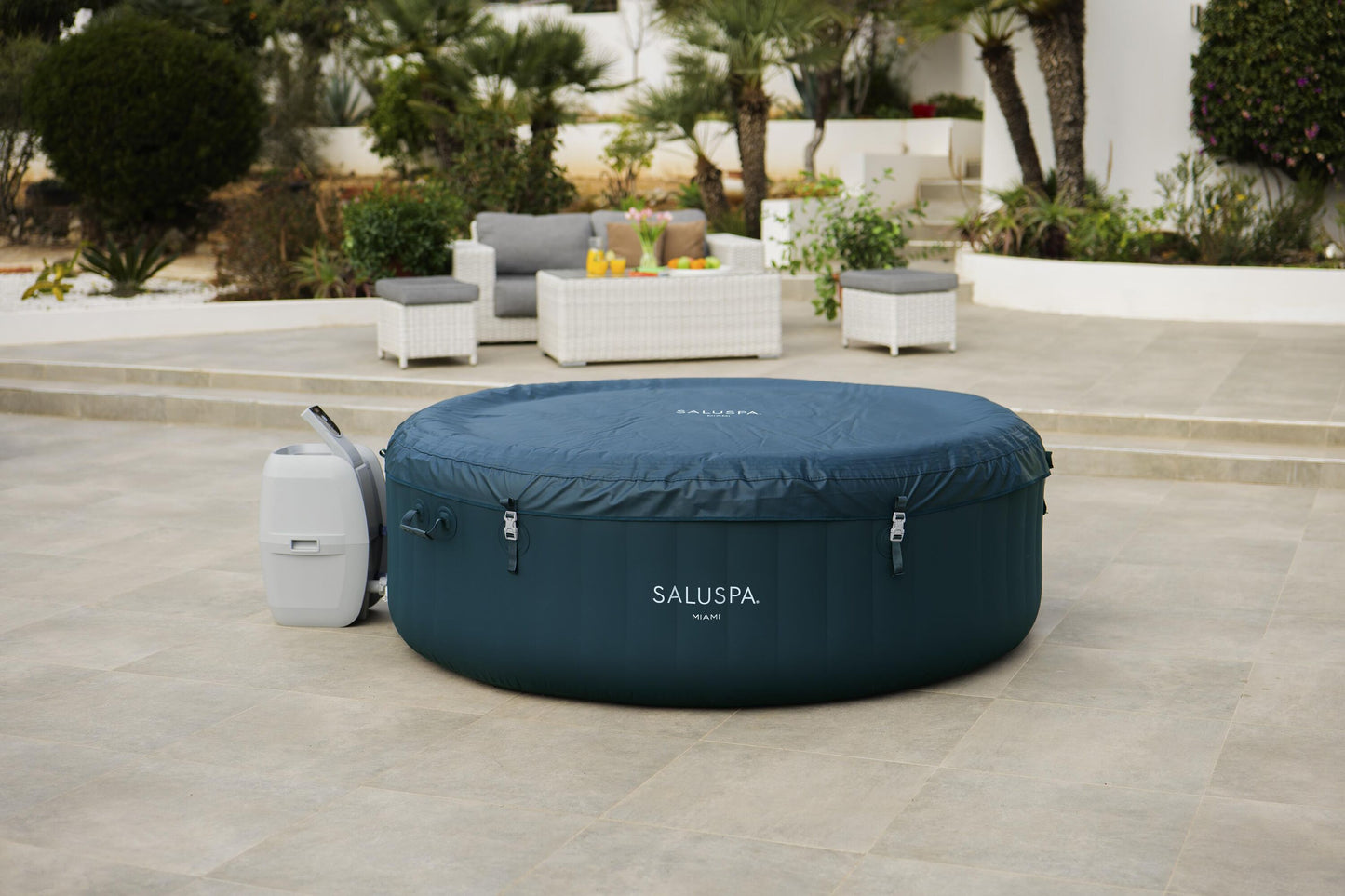 Jacuzzi Inflable Spa Miami 1,96 m x 66 cm Bestway Para 6 Personas