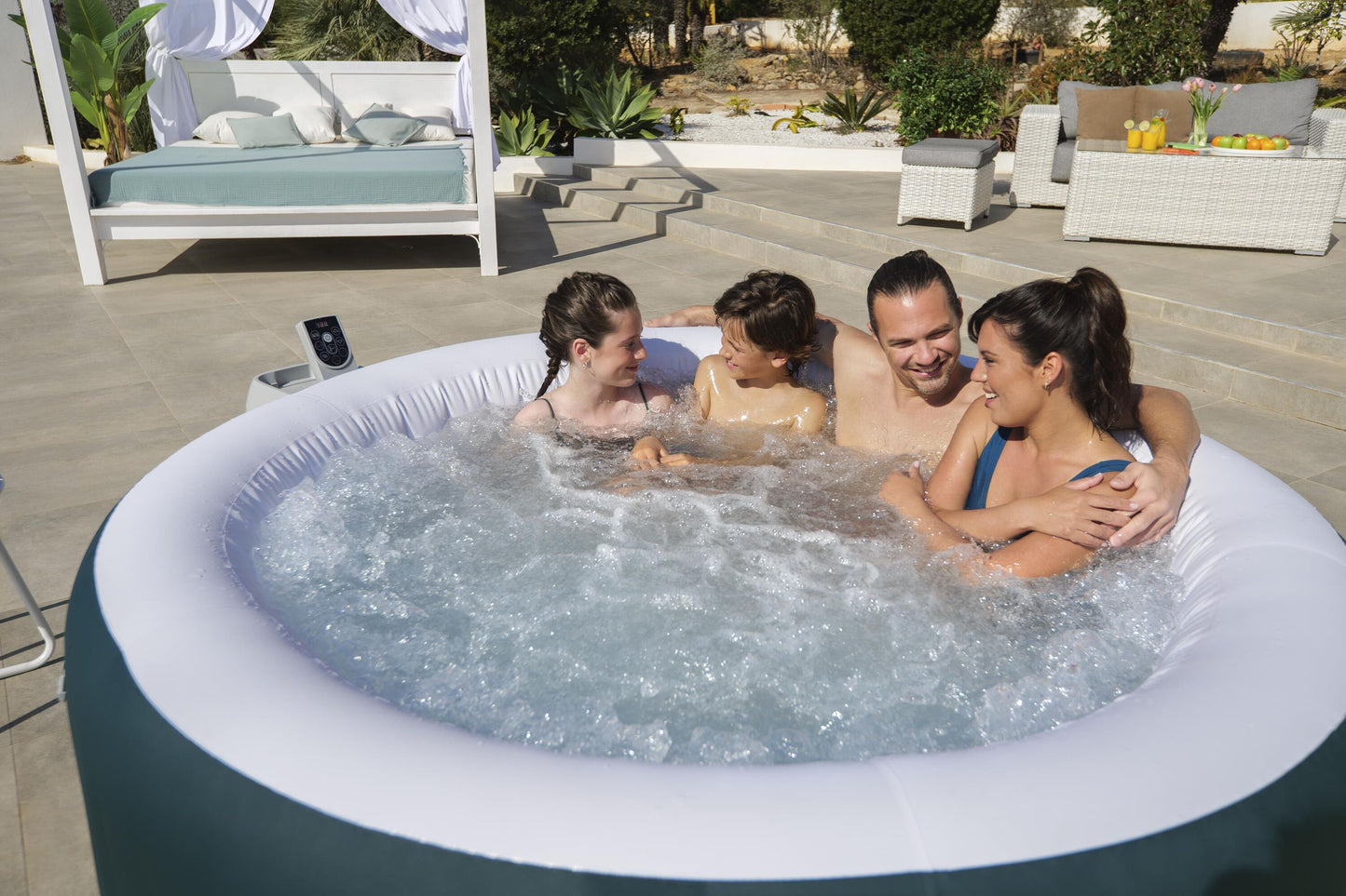 Jacuzzi Inflable Spa Miami 1,96 m x 66 cm Bestway Para 6 Personas