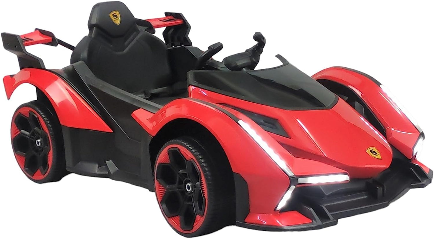 Carro Electrico Montable Tipo Lambo 12V C/ Control Remoto