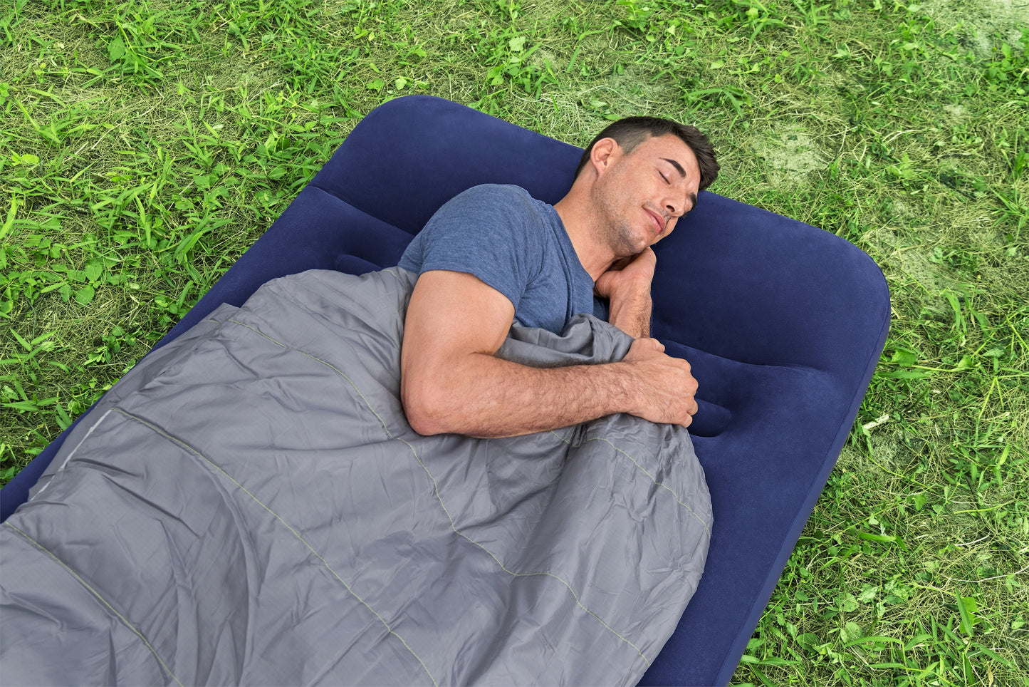 Colchon Inflable Individual Con Bomba Integrada Bestway