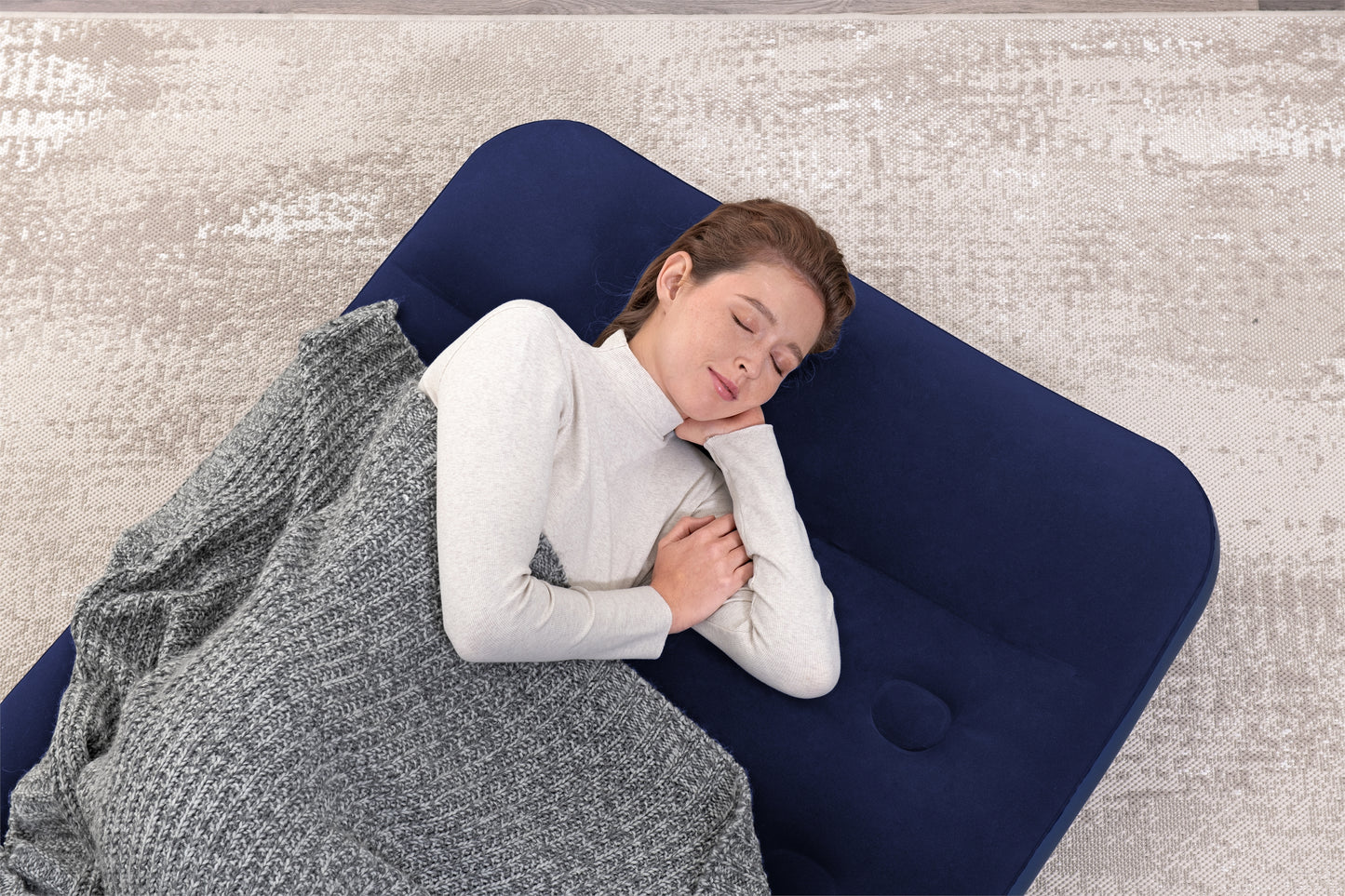 Colchon Inflable Individual Con Bomba Integrada Bestway