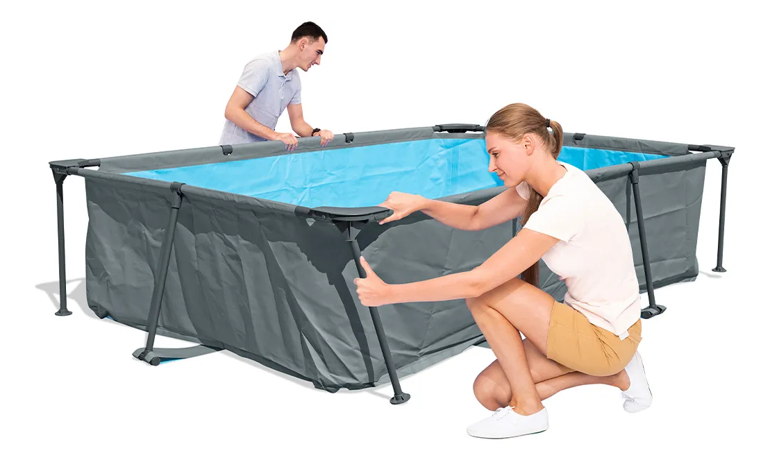 Alberca Estructural Recatangular 2,59 m x 1,70 m x 61 cm Bestway