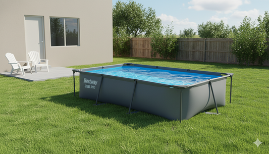 Alberca Estructural Recatangular 2,59 m x 1,70 m x 61 cm Bestway