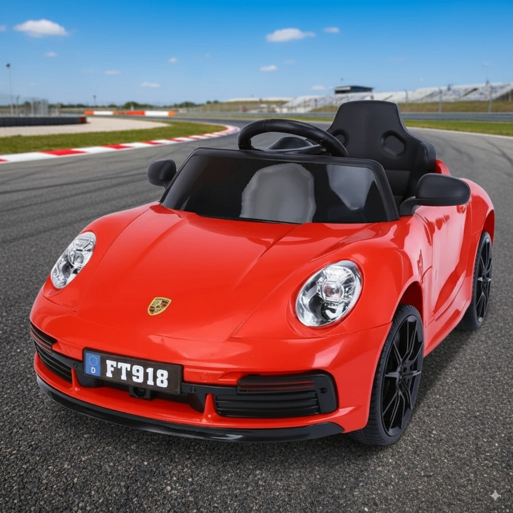 Carro Electrico Montable Tipo Porsche Para Niños 6V